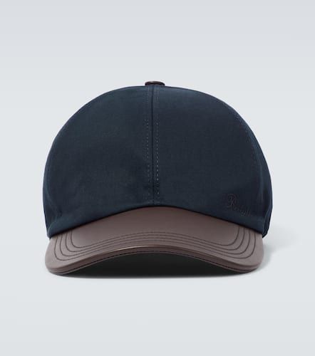 Berluti Casquette en coton et cuir - Berluti - Modalova