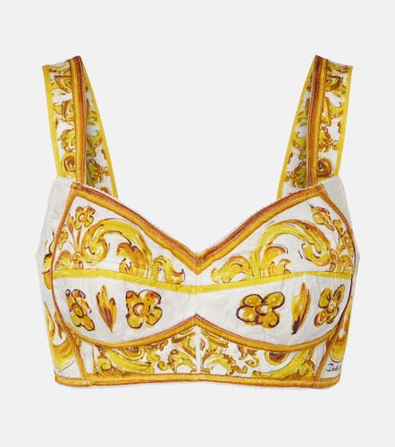 Top raccourci Majolica - Dolce&Gabbana - Modalova