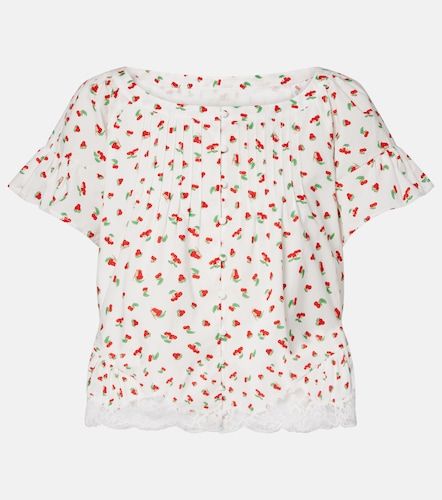 Blouse Delia imprimée en coton à dentelle - Posse - Modalova