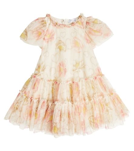Monnalisa Robe imprimée en tulle - Monnalisa - Modalova