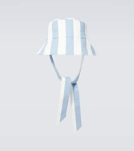 Chapeau bob rayé en toile de coton - King & Tuckfield - Modalova