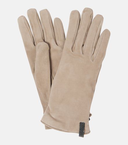 Brunello Cucinelli Gants en daim - Brunello Cucinelli - Modalova