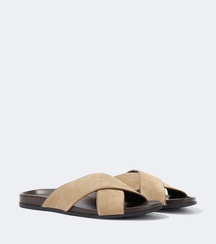 Mules Chiltern en daim - Manolo Blahnik - Modalova