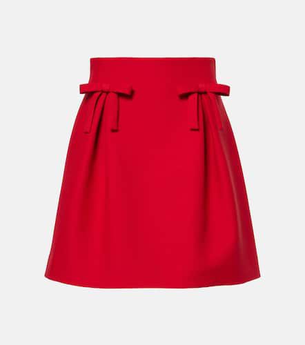 Mini-jupe en Crepe Couture - Valentino - Modalova