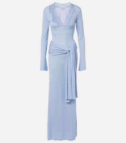 Robe longue à finitions en dentelle - Aya Muse - Modalova