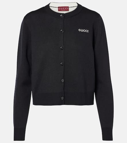 Gucci Cardigan en jacquard de laine - Gucci - Modalova