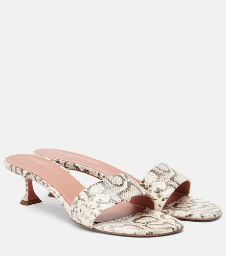 Amina Muaddi Mules Andreea en cuir - Amina Muaddi - Modalova