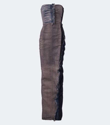 Rick Owens Robe bustier en denim - Rick Owens - Modalova