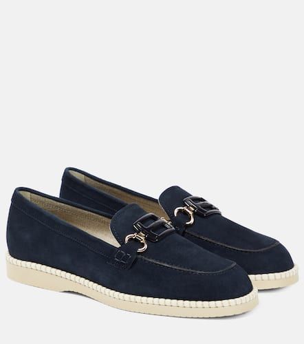 Mocassins H642 en daim à ornements - Hogan - Modalova