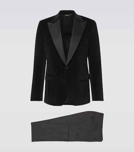 Veste de smoking en velours - Dolce&Gabbana - Modalova