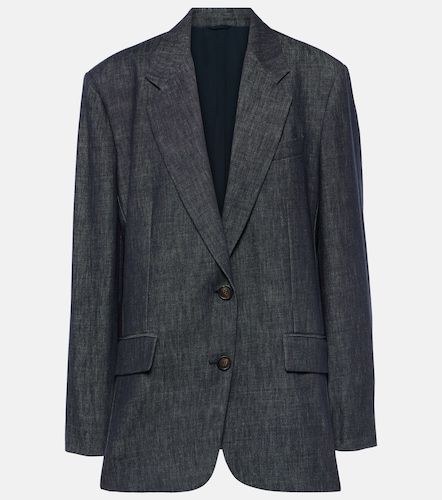 Brunello Cucinelli Blazer en denim - Brunello Cucinelli - Modalova