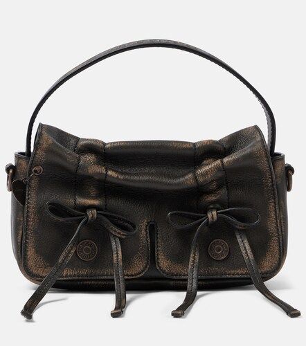 Sac porté épaule Micro en cuir à nœud - Acne Studios - Modalova