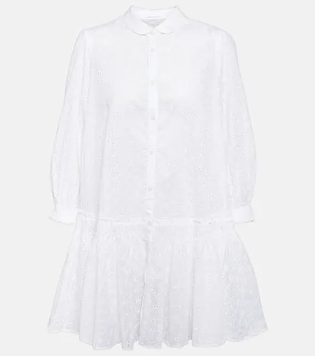 Robe chemise Tesorino brodée en coton - Poupette St Barth - Modalova