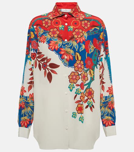 Etro Chemise en soie à fleurs - Etro - Modalova