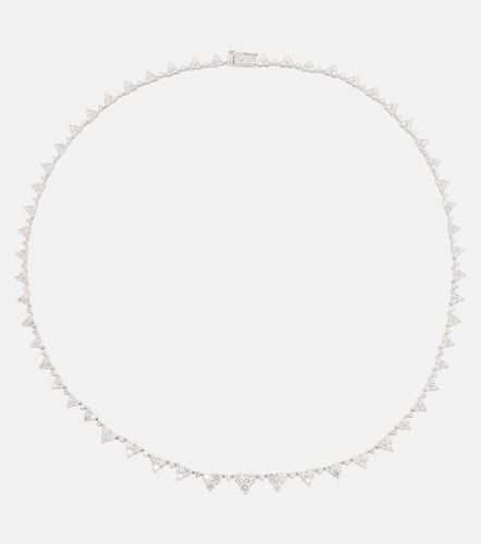 Collier en or blanc 18 ct et diamants - Anita Ko - Modalova