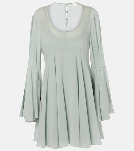 Chloé Robe en mousseline de soie - Chloe - Modalova