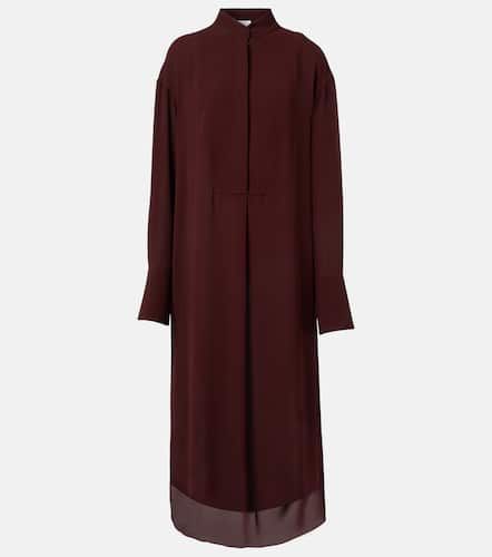 Robe chemise oversize en soie - Alexander McQueen - Modalova