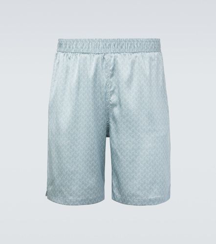 Short Palma imprimé en soie mélangée - Frescobol Carioca - Modalova