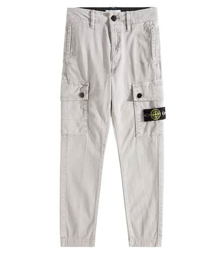 Pantalon en coton - Stone Island Junior - Modalova