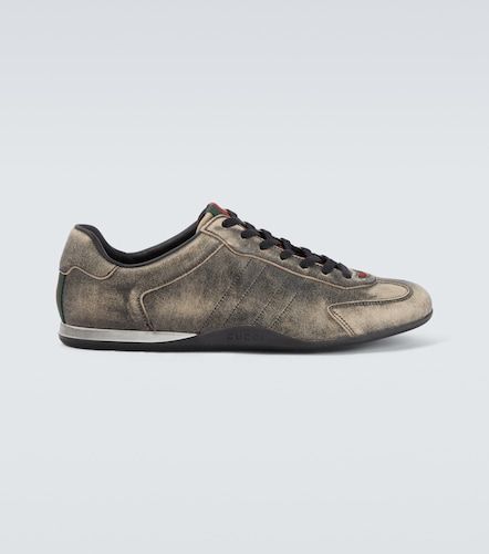 Baskets Shift Web Stripe en cuir - Gucci - Modalova