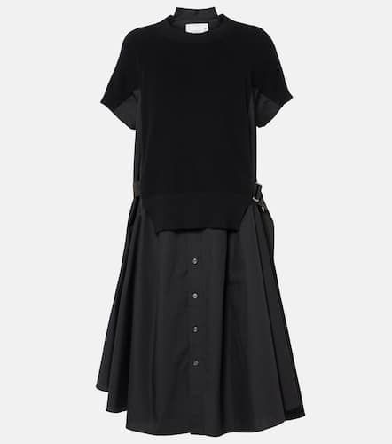 Sacai Robe chemise rayée en coton - Sacai - Modalova