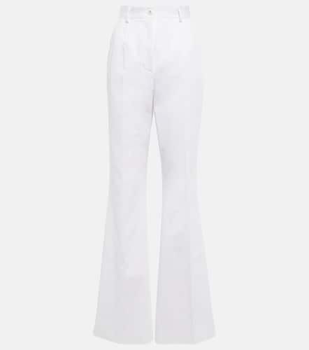 Pantalon évasé à taille haute - Dolce&Gabbana - Modalova