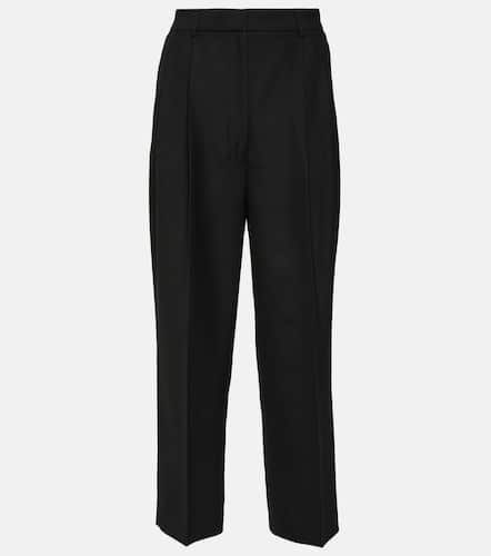 Pantalon droit raccourci à taille haute - Toteme - Modalova