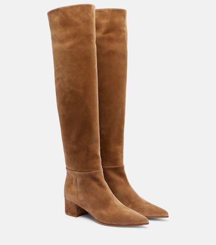 Cuissardes 45 en daim - Gianvito Rossi - Modalova