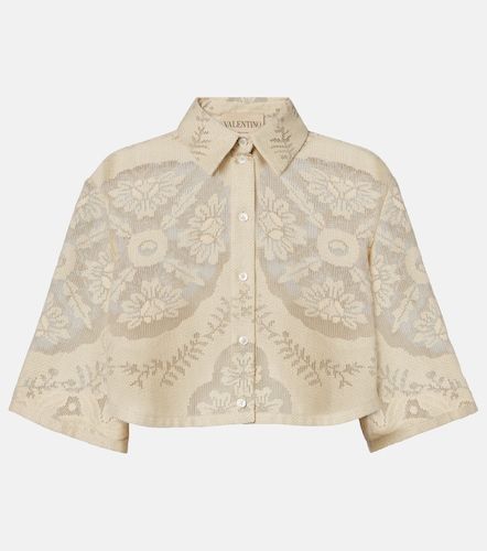 Chemise courte en coton mélangé - Valentino - Modalova
