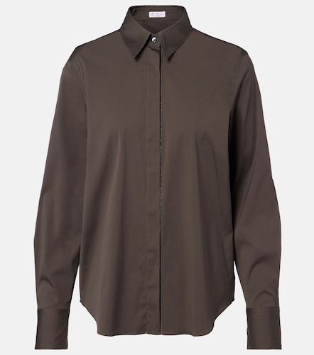 Blouse Monili en coton mélangé - Brunello Cucinelli - Modalova