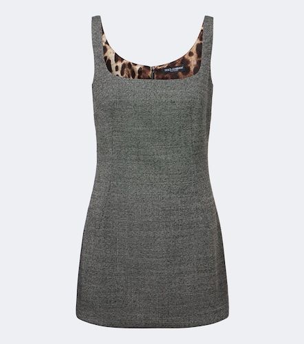 Robe en tweed de laine - Dolce&Gabbana - Modalova