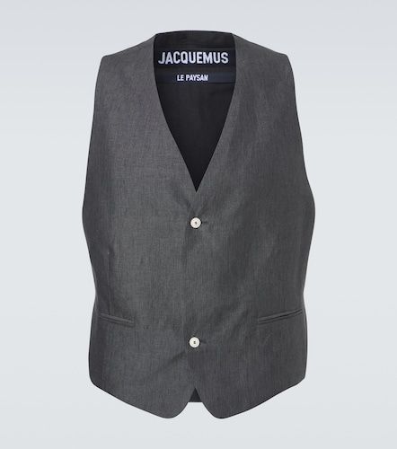 Jacquemus Gilet Paysan rayé en lin - Jacquemus - Modalova