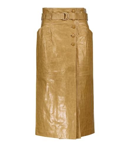 Jupe midi Sonia en cuir - Ulla Johnson - Modalova