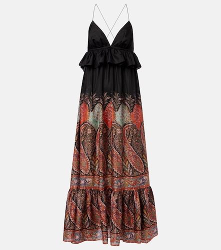 Robe longue Rhiannon en soie - Zimmermann - Modalova