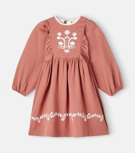 Robe Kana brodée en coton - C'era Una Volta - Modalova