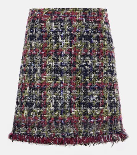 Mini-jupe en tweed de laine mélangée - Etro - Modalova