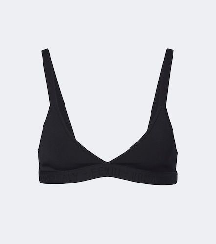 Fendi Brassière triangle à logo - Fendi - Modalova