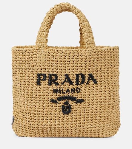 Cabas Small en crochet à effet raphia - Prada - Modalova