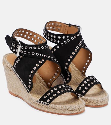 Espadrilles compenses Iriane en daim - Isabel Marant - Modalova