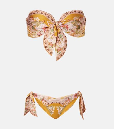 Bikini Wylie Scarf Tie à fleurs - Zimmermann - Modalova