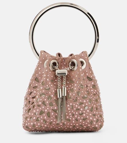 Sac seau Bon Bon Micro en daim - Jimmy Choo - Modalova