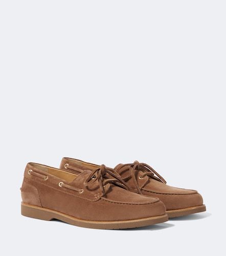 Chaussures bateau en daim - Brunello Cucinelli - Modalova