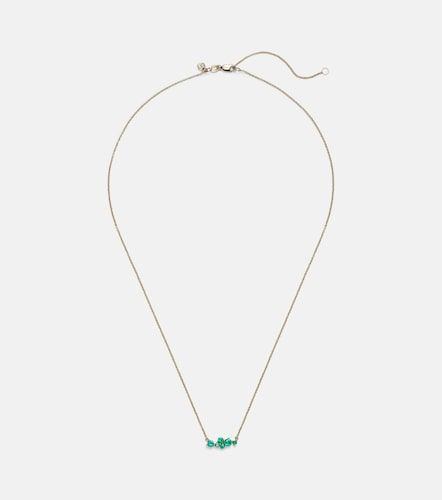 Collier Cocktail Bar en or 14 ct et émeraudes - Sydney Evan - Modalova