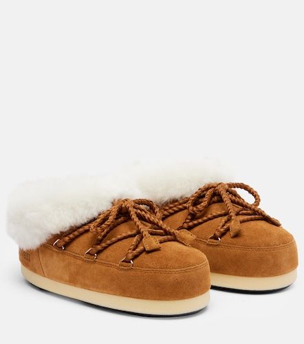 Mules EVX en daim et shearling - Moon Boot - Modalova