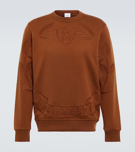 Sweat-shirt brodé en coton à logo - Burberry - Modalova