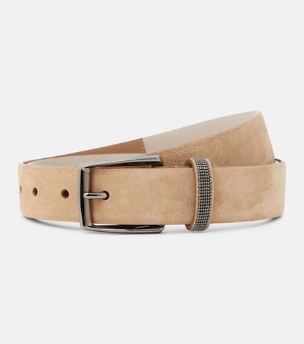 Brunello Cucinelli Ceinture en daim - Brunello Cucinelli - Modalova