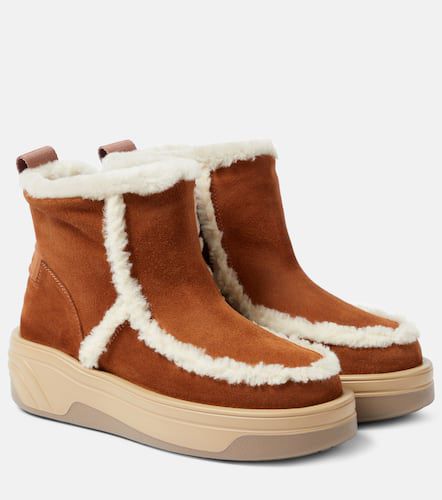 Bottines Astana en daim et shearling - Bogner - Modalova