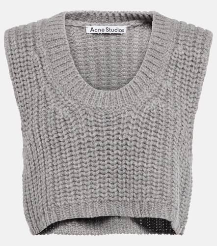 Pull sans manches en laine et laine d'alpaga - Acne Studios - Modalova