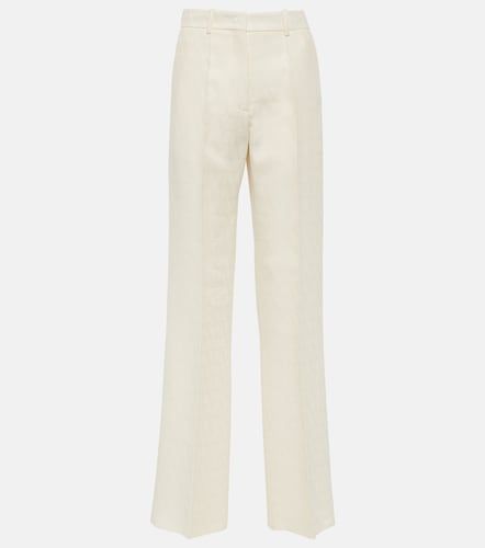 Pantalon ample de mariée en laine et soie - Valentino - Modalova