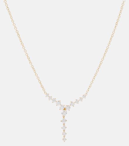 Collier Aria Cascade Mini en or 18 ct et diamants - Melissa Kaye - Modalova